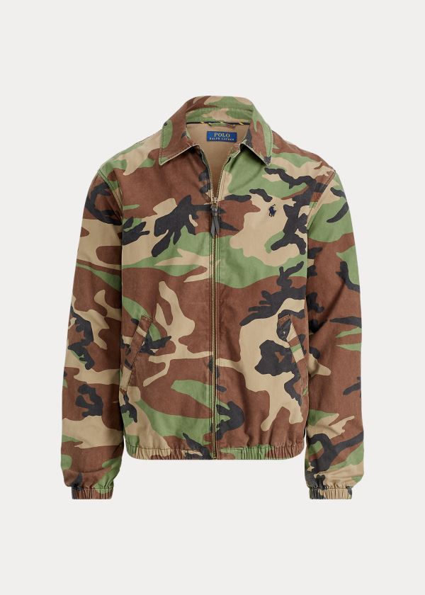 Men's Polo Ralph Lauren Bayport Camo Jackets | 819354ZNH